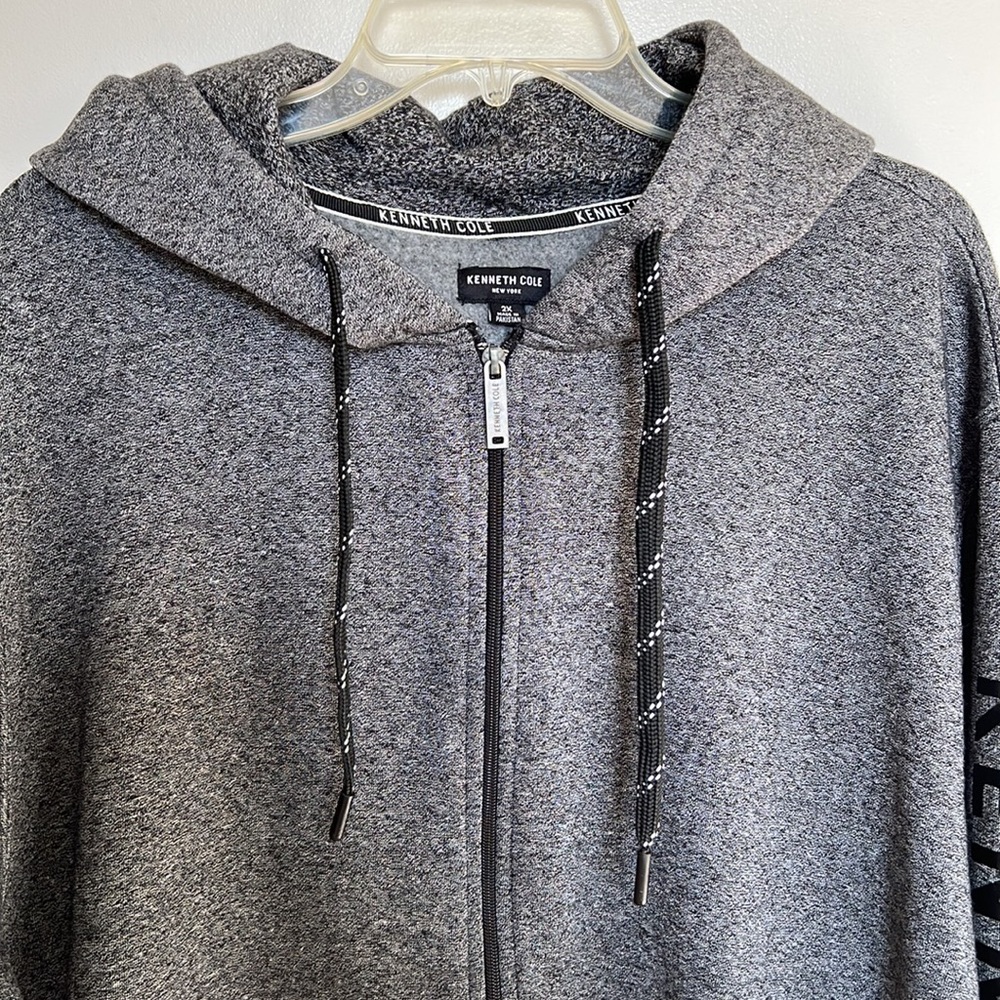 NWT Kenneth Cole Full Zip Organic Cotton Blend Hoodie size 2X